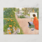 カール・ラーションの絵画、橋 ポストカード (正面)