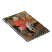 カール・ラーソンが描いた、揺れる馬に乗る少年 CC1060 ノートブック (右側)