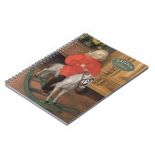 カール・ラーソンが描いた、揺れる馬に乗る少年 CC1060 ノートブック (左側)