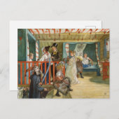 カール・ラーソンによるお祝いの日 シーズンポストカード (正面/裏面)