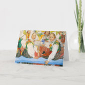 カール・ラーソンによるケルスティの誕生日 カード (正面)