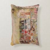 カール・ラーソンによる『大きな樺の下の朝食』 アクセントクッション (正面(垂直))