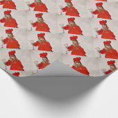 カール・ラーソンのスカンジナビア家族のクリスマス ラッピングペーパー (角)