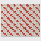 カール・ラーソンのスカンジナビア家族のクリスマス ラッピングペーパー (フラット)