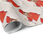 カール・ラーソンのスカンジナビア家族のクリスマス ラッピングペーパー (ロールコーナー)