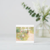 カール・ラーソンの夏の夕暮れ スクエア名刺 (スタンド正面)