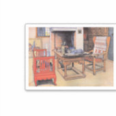 カール・ラーソンの絵、のぞき見、 シール (正面)