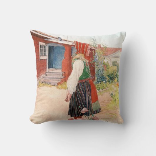 カール・ラーソンアウトサイドザファルンホームスウェーデン クッション (正面)