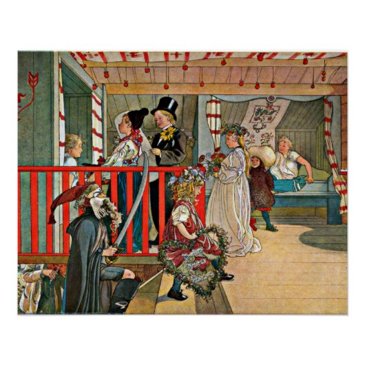 カール・ラーソン美術: 祝賀の日 ポスター (正面)