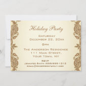 カール・ラーソン クリスマス パーティー ヴィンテージ 招待状 (裏面)