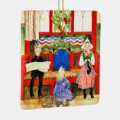 カール・ラーソン – パパ、ママ、子供、アー素晴らしト セラミックオーナメント (右)