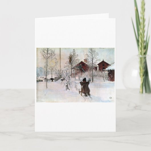 カール・ラーソン、庭と洗面所 シーズンカード (正面)