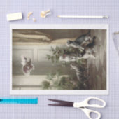 カール・リチェルト |ネコがオウムを産む 薄葉紙 (クラフト)