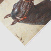 カール・リチェルト |馬と犬 薄葉紙 (詳細)