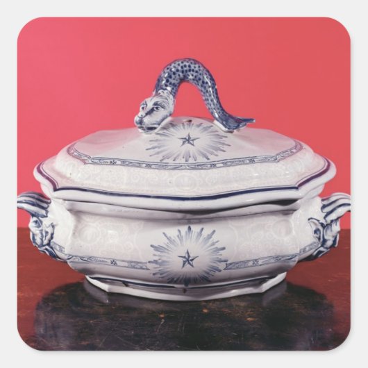 カール・リンネウス属の野菜料理 スクエアシール (正面)