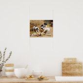 カール・レイチェルトによる画家の論争 ポスター (キッチン)