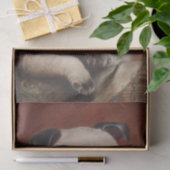 カール・レイチェルトによる若いパグ 薄葉紙 (ギフト)