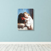 カール・レイチェルト騎馬王チャールズの少女 キャンバスプリント (インサイチュ (ウッドフロア))