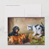 カール・レイチェル絵を描の勇敢な子猫のポストクロッシング ポストカード (正面/裏面)