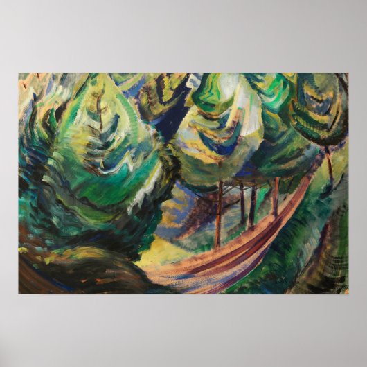 カール – 松の間の道1930 ポスター (正面)