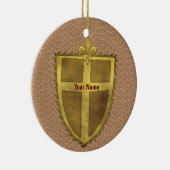 カール（紋章の）フラ・ダ・リシールドの姓 セラミックオーナメント (右)