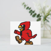 カール（鳥）ショウジョウコウカンチョウ ポストカード (スタンド正面)