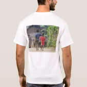 カール Tシャツ (裏面)