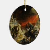 カールBriullov Vesuvius著ポンペイの最後の日 セラミックオーナメント (右)