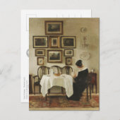 カールHolsoe母と子CC0570ポストカード ポストカード (正面/裏面)