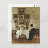 カールHolsoe母と子CC0570ポストカード ポストカード (正面/裏面)