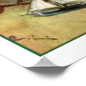 カールLarssonクリスマスモーニングヴィンテージスカンジナビア ポスター (角)