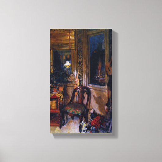 カールLarssonヴィンテージザトイズコーナー キャンバスプリント (正面)