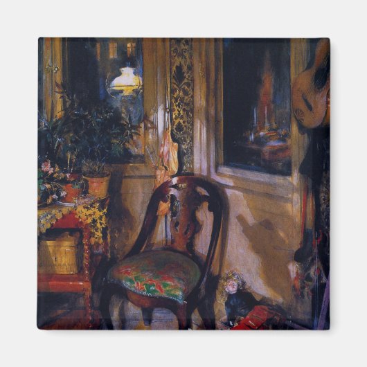 カールLarssonヴィンテージザトイズコーナー マグネット (正面)