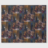 カールLarssonヴィンテージザトイズコーナー ラッピングペーパー (フラット)