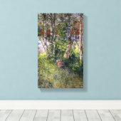 カールLarssonヴィンテージ昼寝インザグリーン キャンバスプリント (インサイチュ (ウッドフロア))