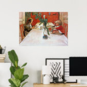 カールLarsson夕べミールポスターファインアートプリント ポスター (ホームオフィス)