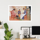 カールLarsson彼らはPeasファインアートプリント ポスター (ホームオフィス)