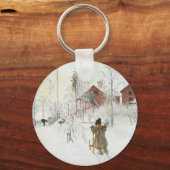 カールLarsson – フロントヤードと洗面所 キーホルダー (正面)