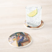 カールLarsson Aレイトライサーズ悲惨な朝食 コースター (側面)