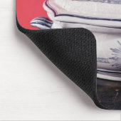 カールLinnaeusに属する野菜皿 マウスパッド (コーナー)