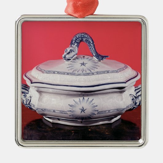 カールLinnaeusに属する野菜皿 メタルオーナメント (正面)