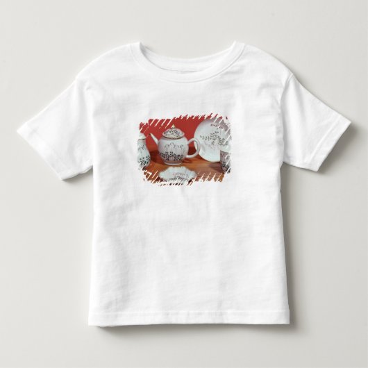 カールLinnaeusに示される茶サービス トドラーTシャツ (正面)