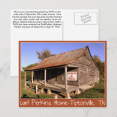 カールPerkins Boyhood Home-Tiptonville, TNポストカード ポストカード (正面/裏面)
