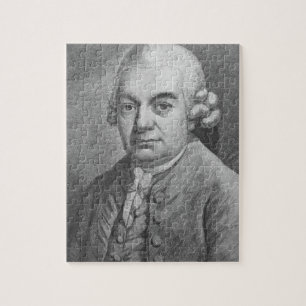 カールPhilippエマニュエルBach (1714-88年)のポートレート(e ジグソーパズル