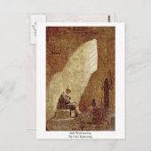 カールSpitzweg著灰の水曜日 ポストカード (正面/裏面)