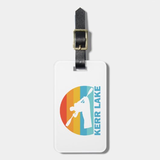 カーレイクバージニアノースカロライナカヤック ラゲッジタグ (正面縦)