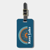 カーレイクバージニアノースカロライナ虹 ラゲッジタグ (正面縦)