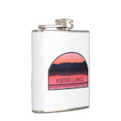 カーレイクバージニアノースカロライナ赤サンライズ フラスク (右)