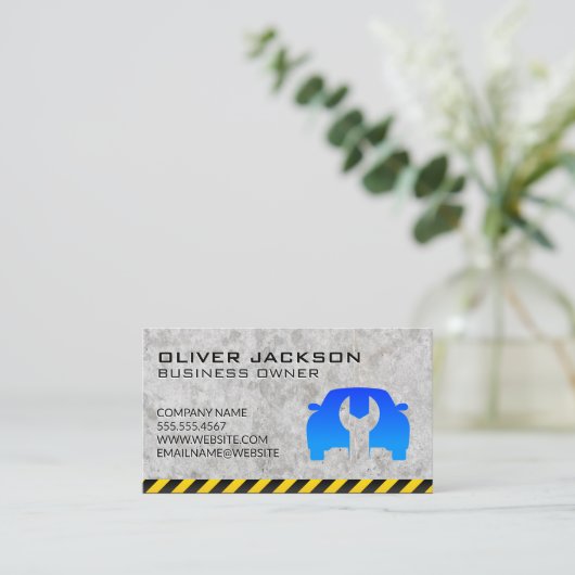 カーレンチロゴ 名刺 (スタンド正面)