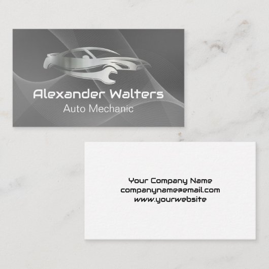 カーレンチロゴ |整備士 名刺 (正面/裏面)